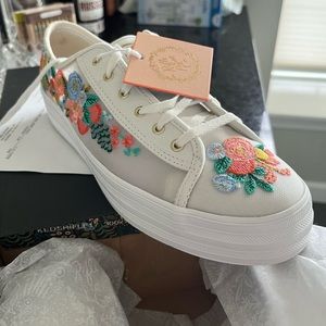 Brand New in Box Rifle Paper Co x Keds Sneakers, Size 11